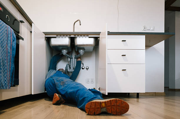 Professional Drain Cleaning technician working in Trappe, PA